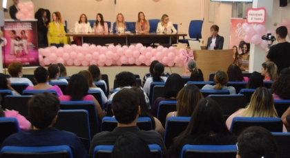 ALPB promove palestra sobre Outubro Rosa e refor&ccedil;a import&acirc;ncia da preven&ccedil;&atilde;o ao c&acirc;ncer de mama