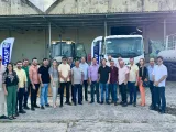 Deputado Wilson Santiago reúne prefeitos e entrega caminhões-pipa, tratores e retroescavadeira 